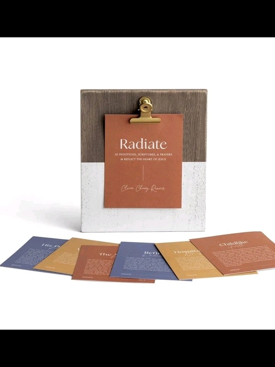 Other - Radiate Devotional Card Stand with Inspirational  CARDS  - Rust, Navy, Mustard